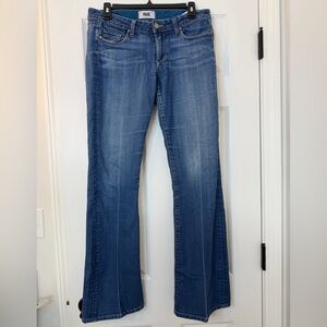PAIGE Women's Medium Blue Flare Jeans